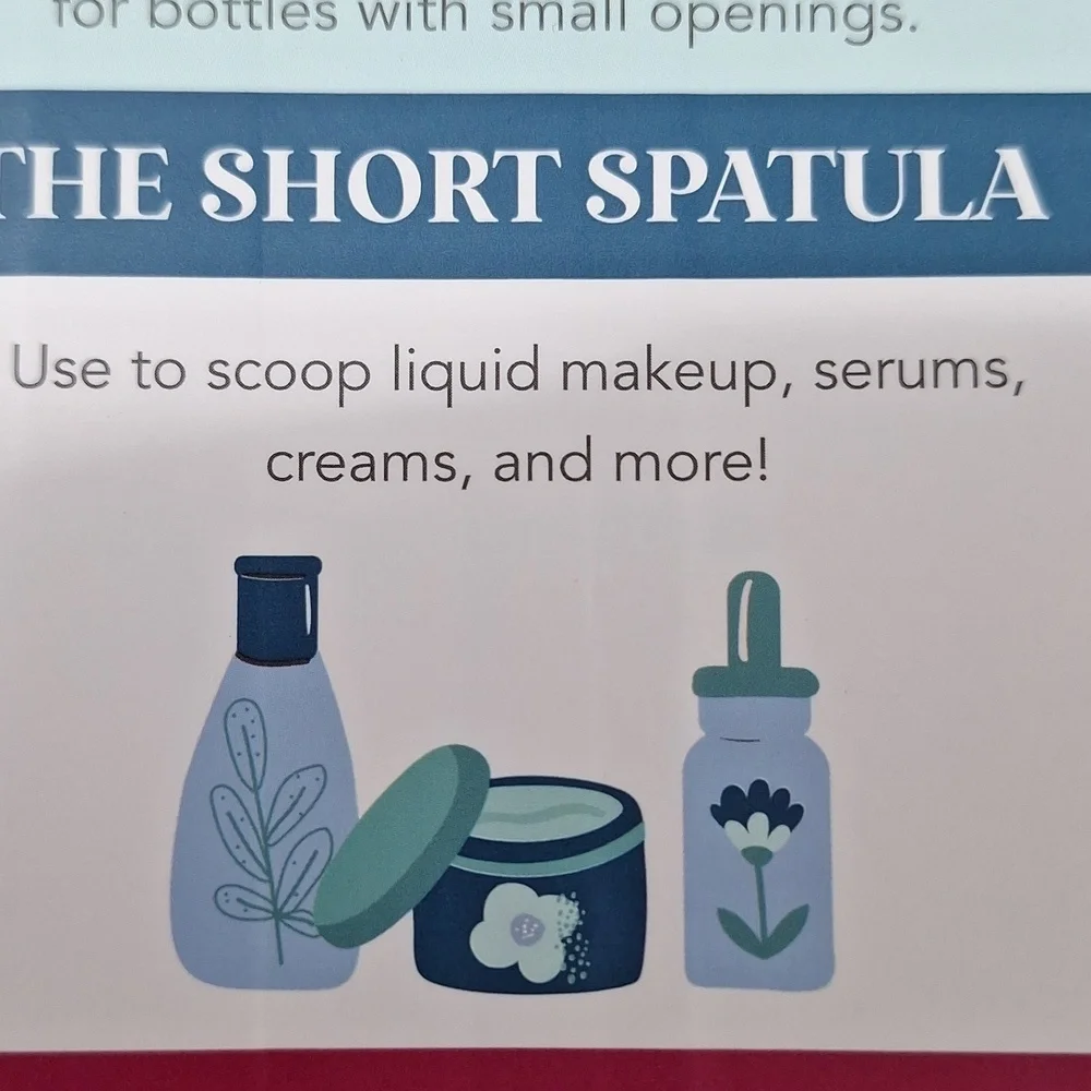Beauty Makeup Spatulas Set Long Short